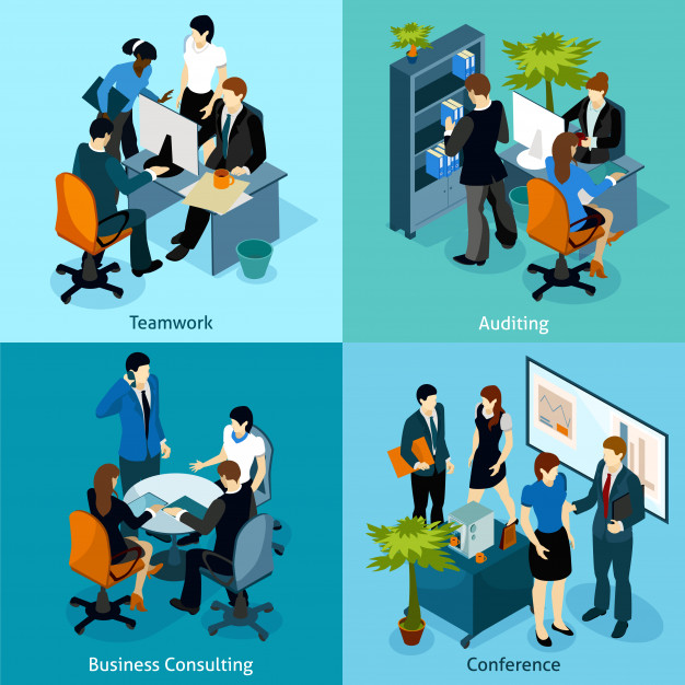 people-work-isometric-icon-set_1284-12588