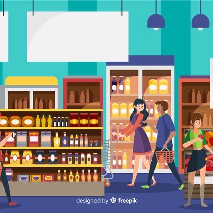 hand-drawn-people-supermarket_52683-4931
