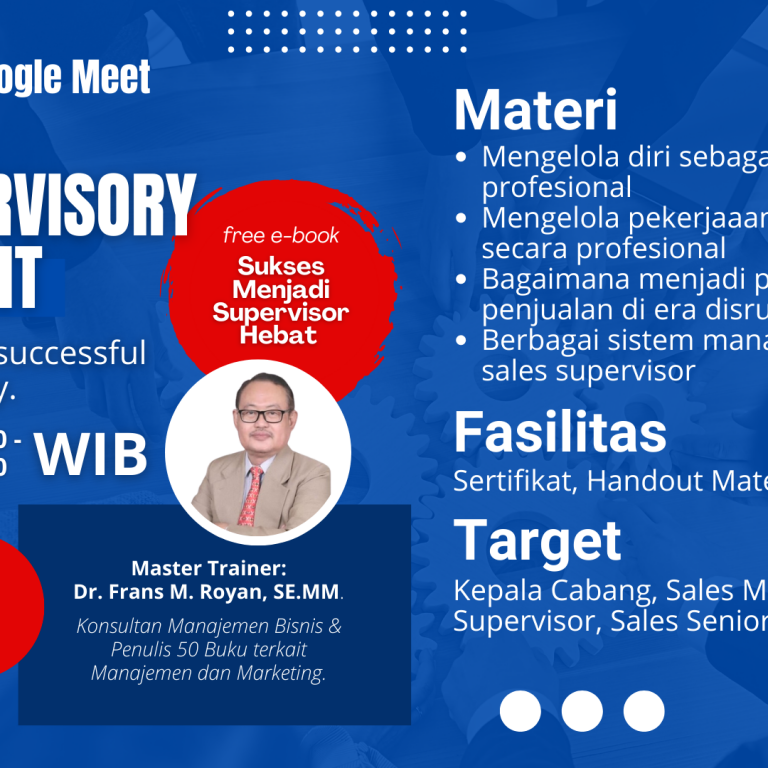 SALES SUPERVISORY MANAGEMENT